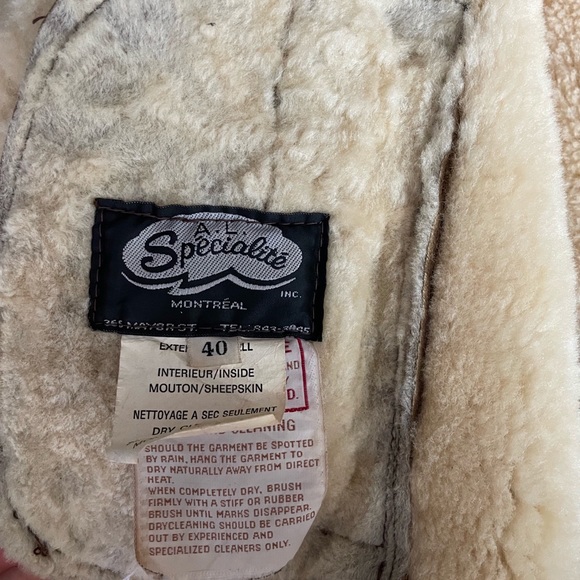 ❌SOLD❌Vintage Shearling Suede Coat - Picture 8 of 16